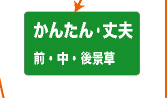 かんたん・丈夫 前景・中景・後景草