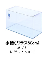 水槽（ガラス60cm）：コトブキ レグラスR-600S